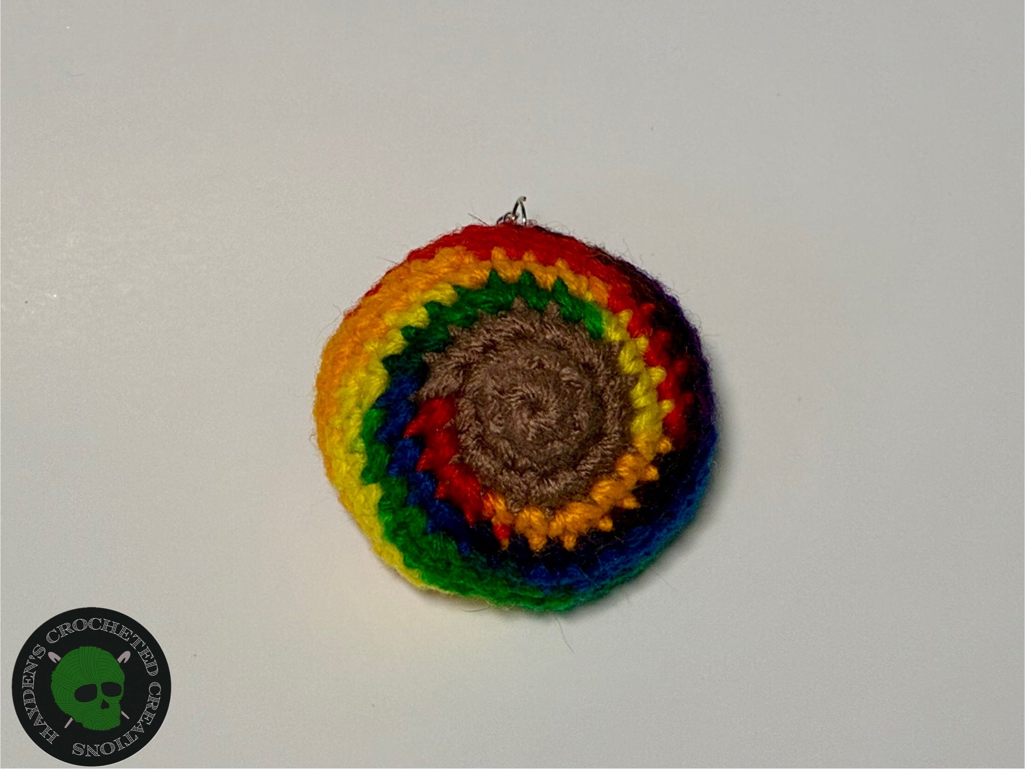 Rainbow Boob Keychain