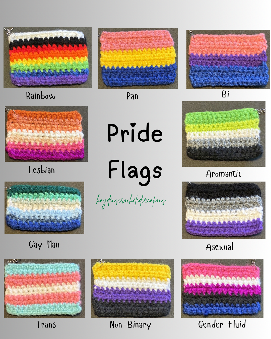 Pride Flag Keychain