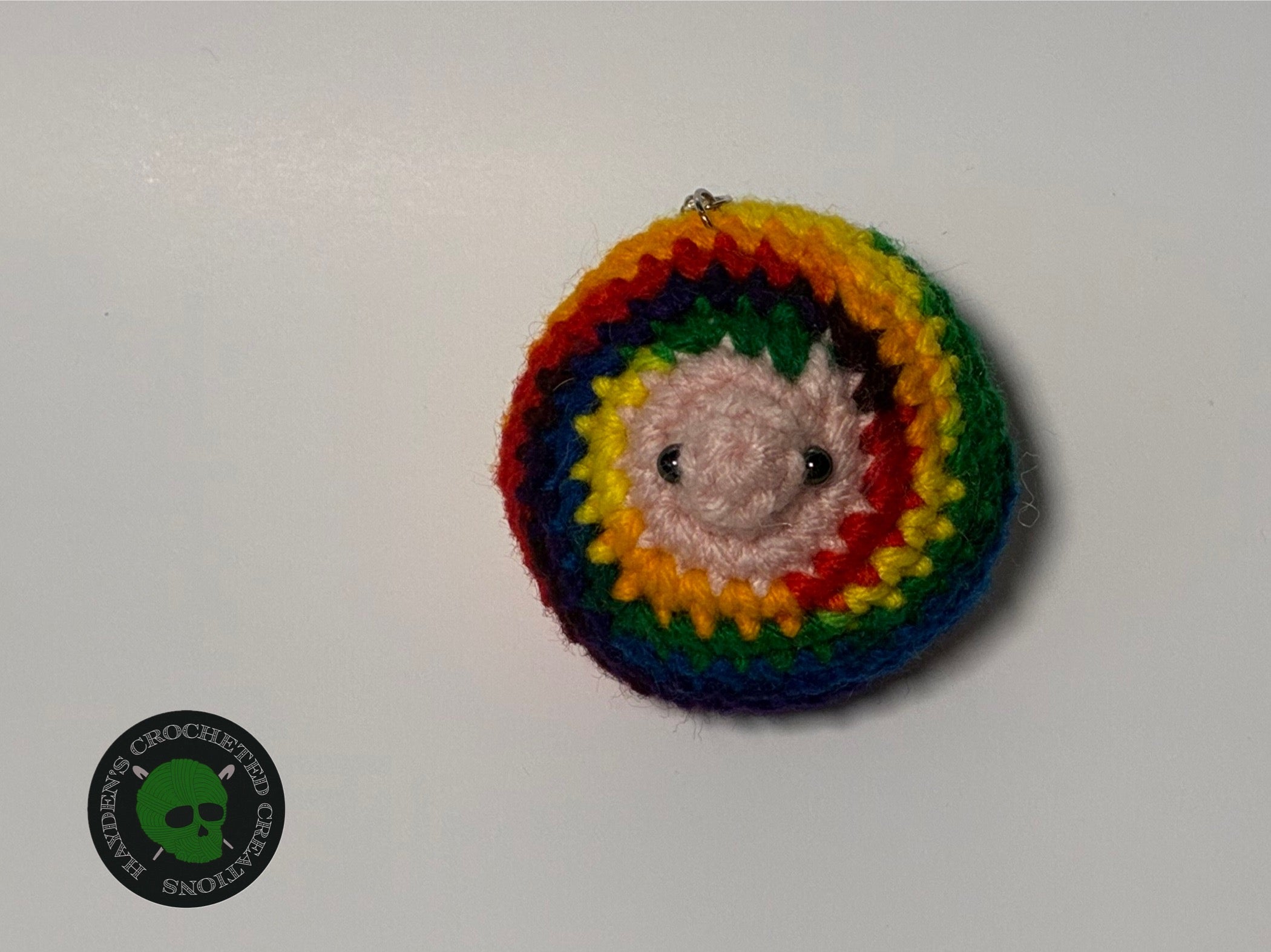 Rainbow Boob Keychain