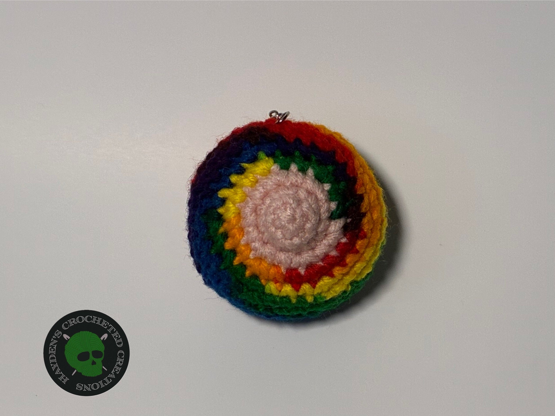 Rainbow Boob Keychain